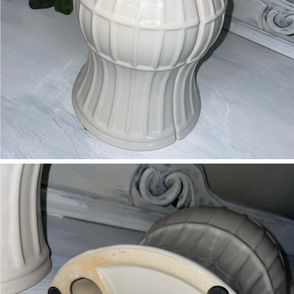 Elegant Cream Ceramic Home Accents - Picture 2 of 3